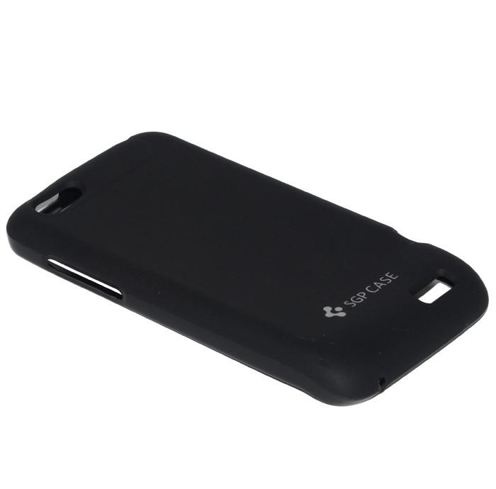 Накладка силіконова для SGP HTC One V T320e чорна-0